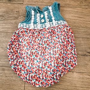 Rare Editions Baby Girls Romper